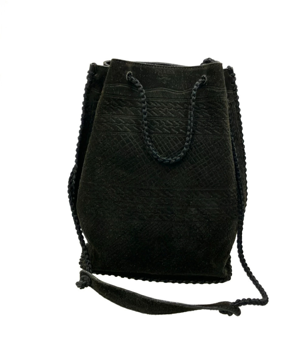 Prada Drawstring Crossbody Bag Black